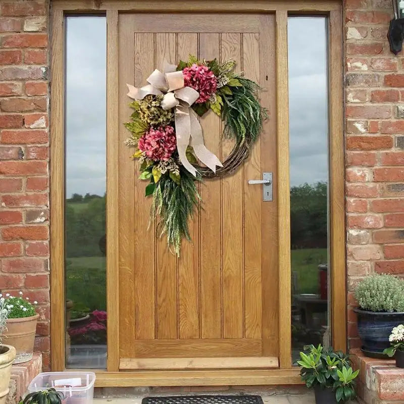 15.75in Flower Wreath