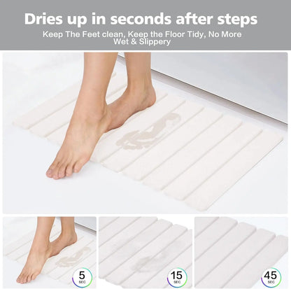 Foldable Diatomite Bath Mat