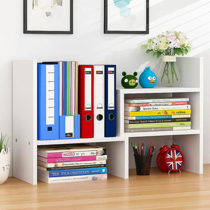 Adjustable Wood Office Storage Rack
