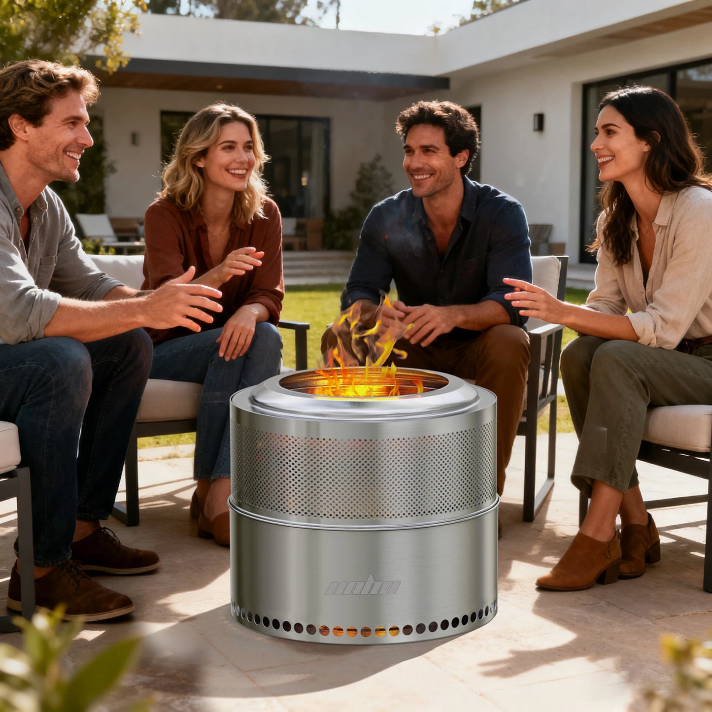 Stainless Steel Smokeless Fire Pit
