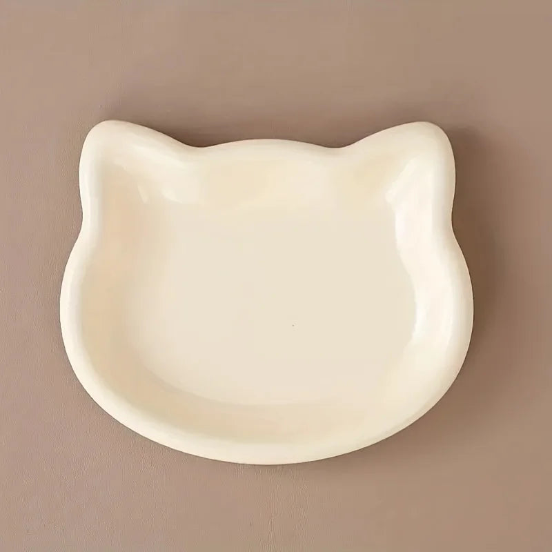 4-Color Cat Food Dish