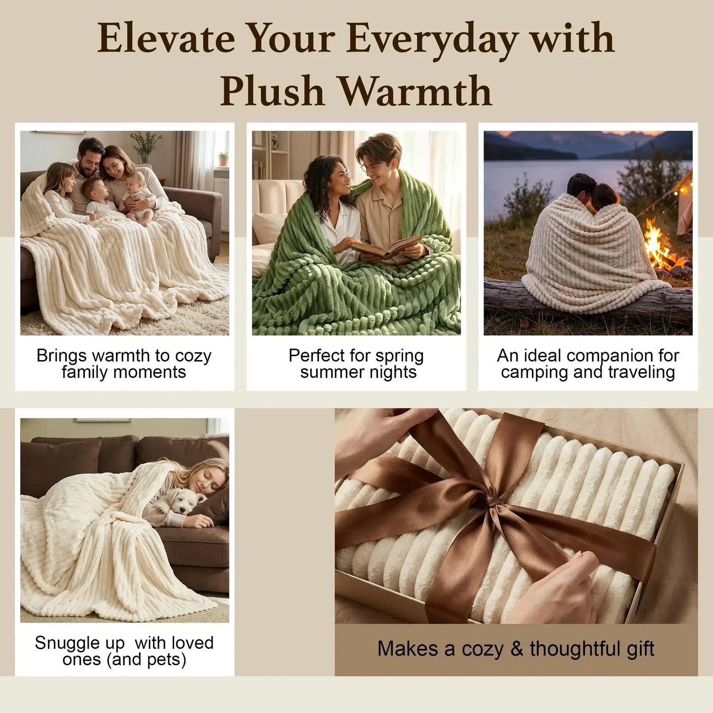 Lightweight Cozy & Breathable Blanket
