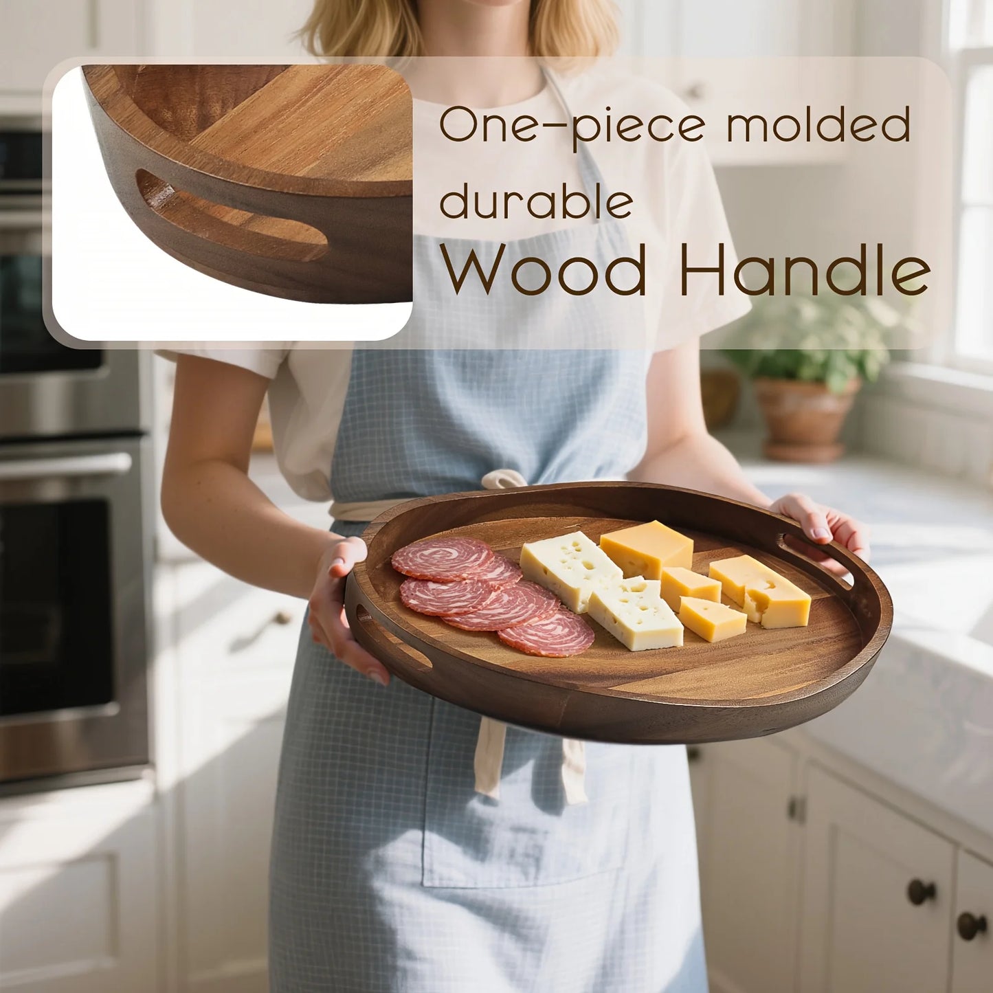 Acacia Wood Serving Tray