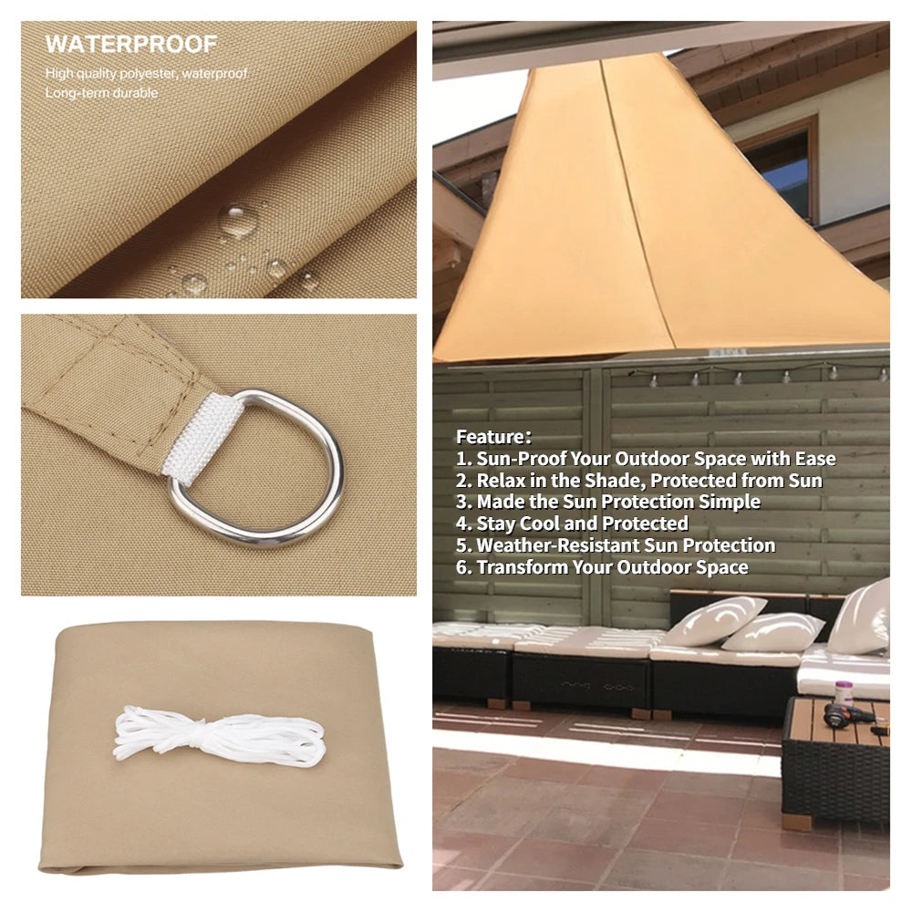 Waterproof Triangle Sun Shade