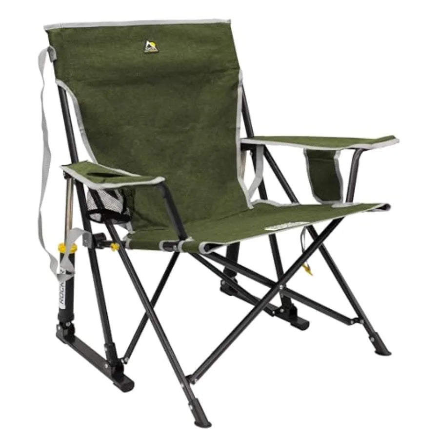 Folding Kickback Rocking Chair