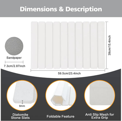 Foldable Diatomite Bath Mat