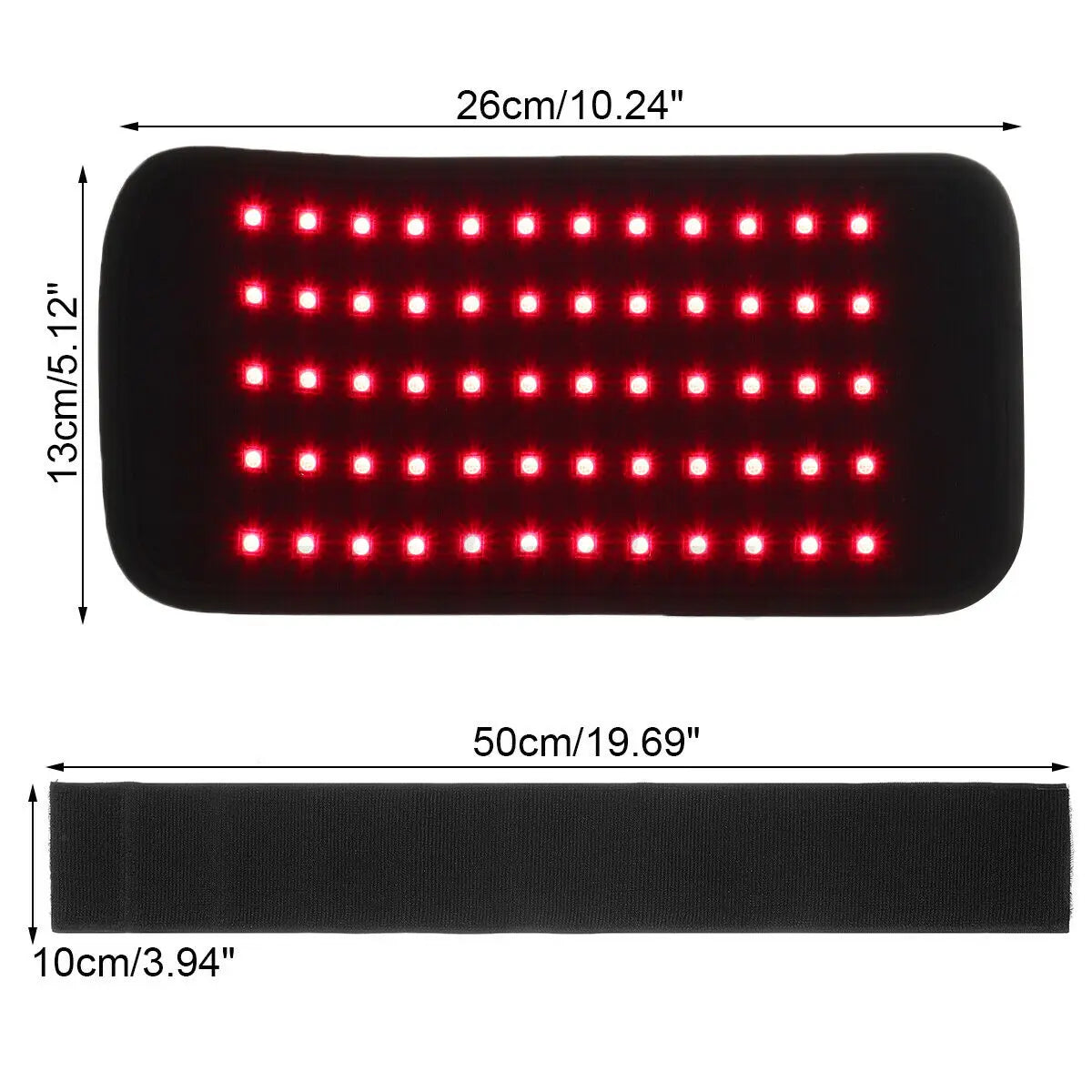 Infrared Red Light Pain Relief Therapy Waist Wrap