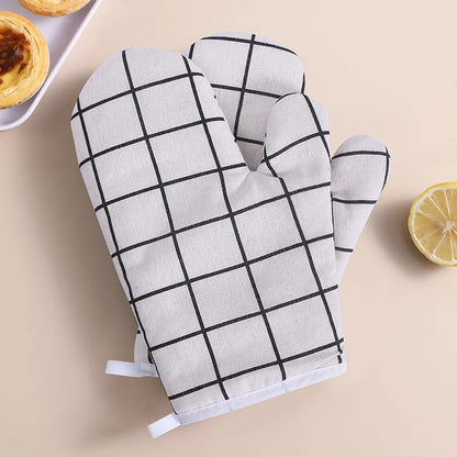 2pcs Heat Resistant, Anti-scald Oven Gloves