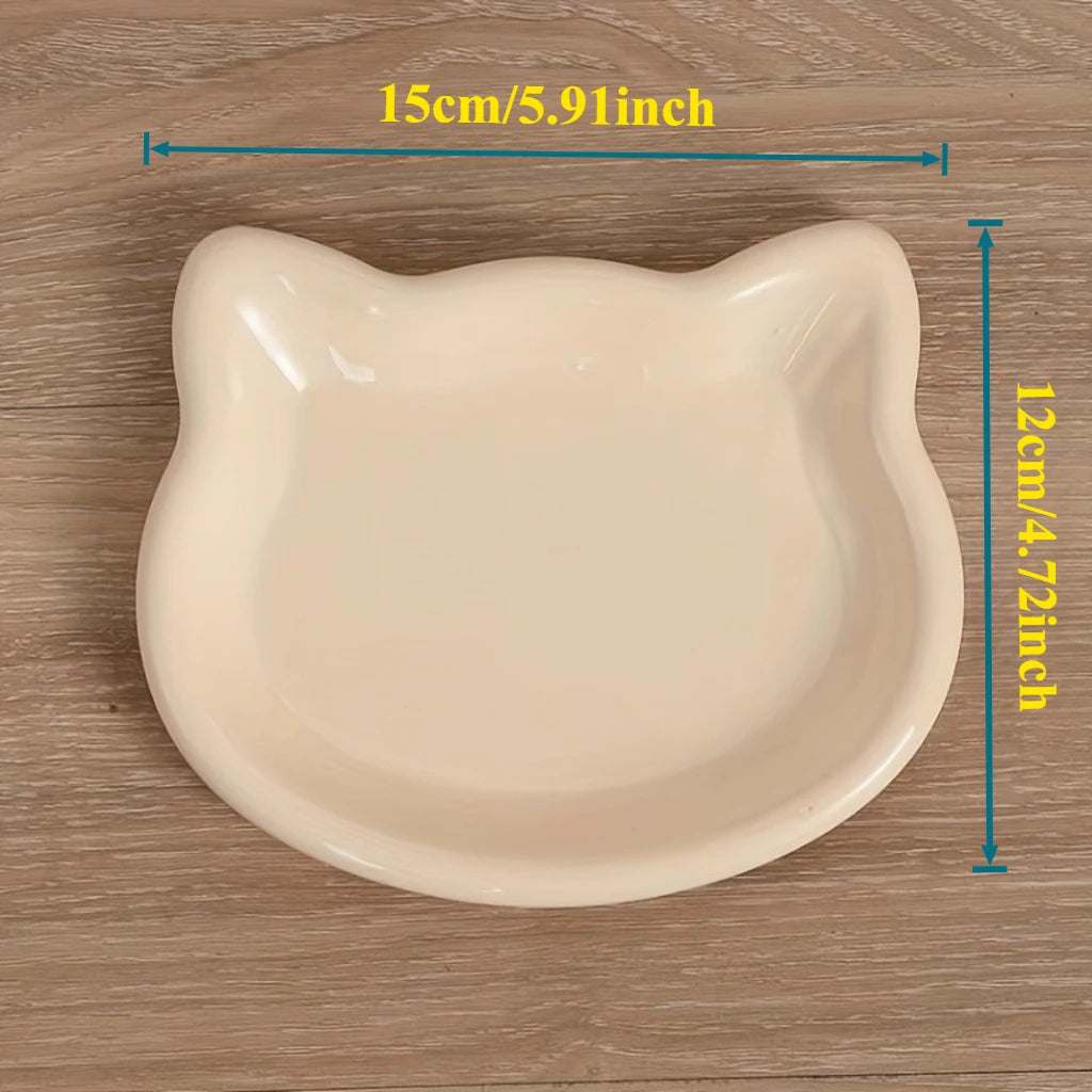 4-Color Cat Food Dish