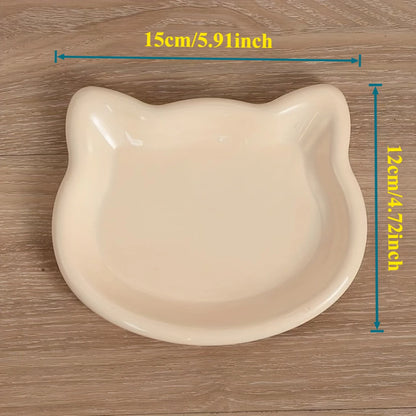 4-Color Cat Food Dish
