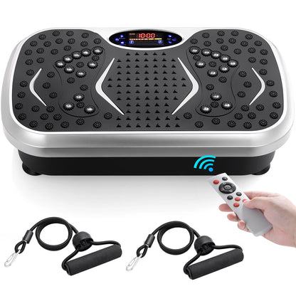 Whole Body Workout Vibration Plate w/ Loop Bands