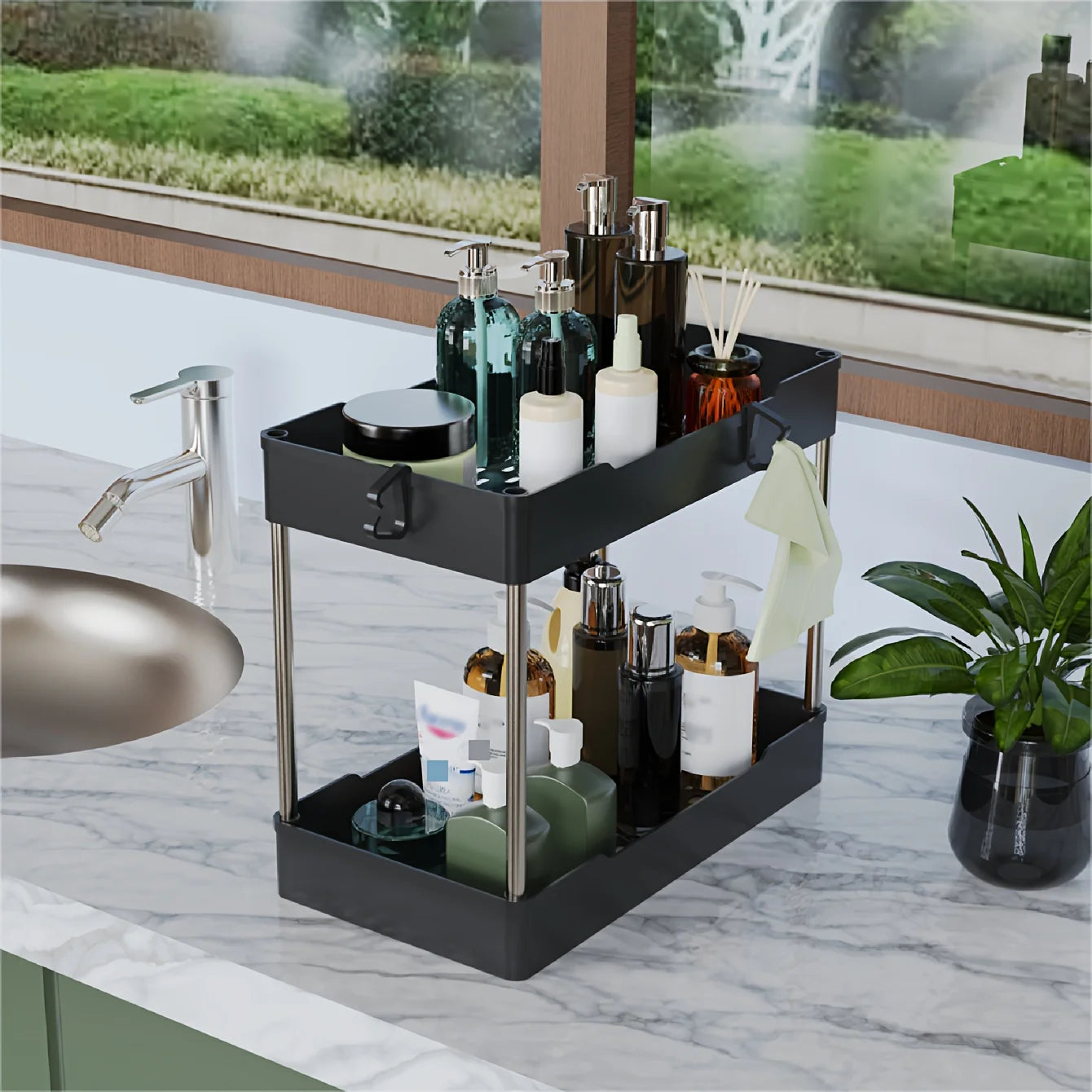 3pcs Under Sink Storage Organizers