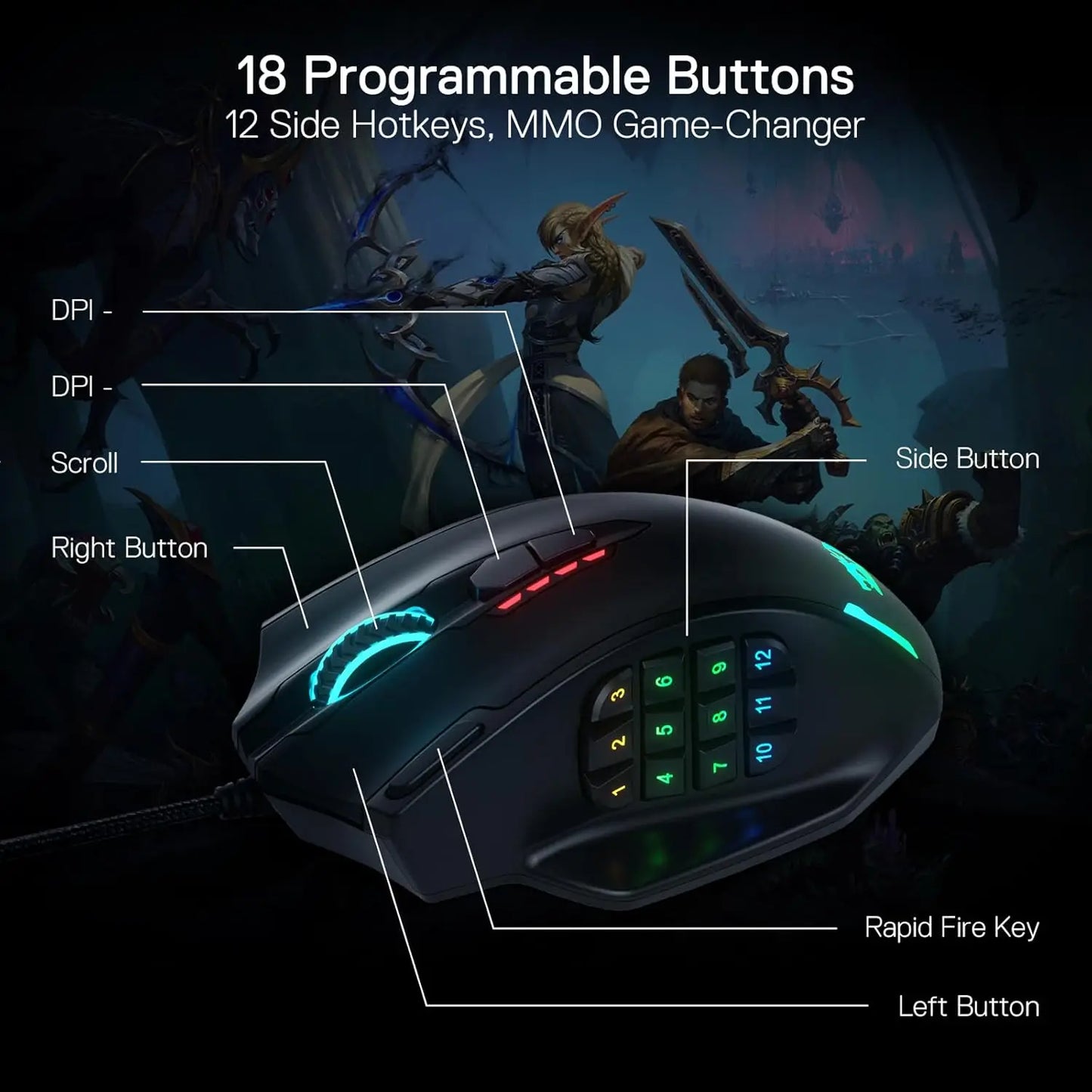 Redragon Wired Gaming Mouse