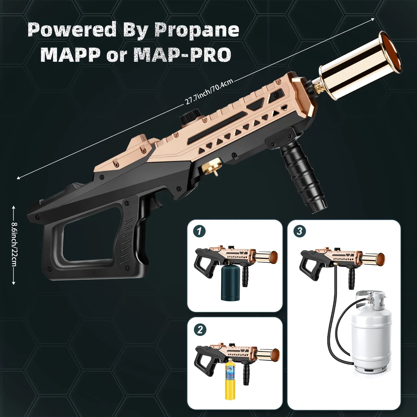 Adjustable Propane Gun