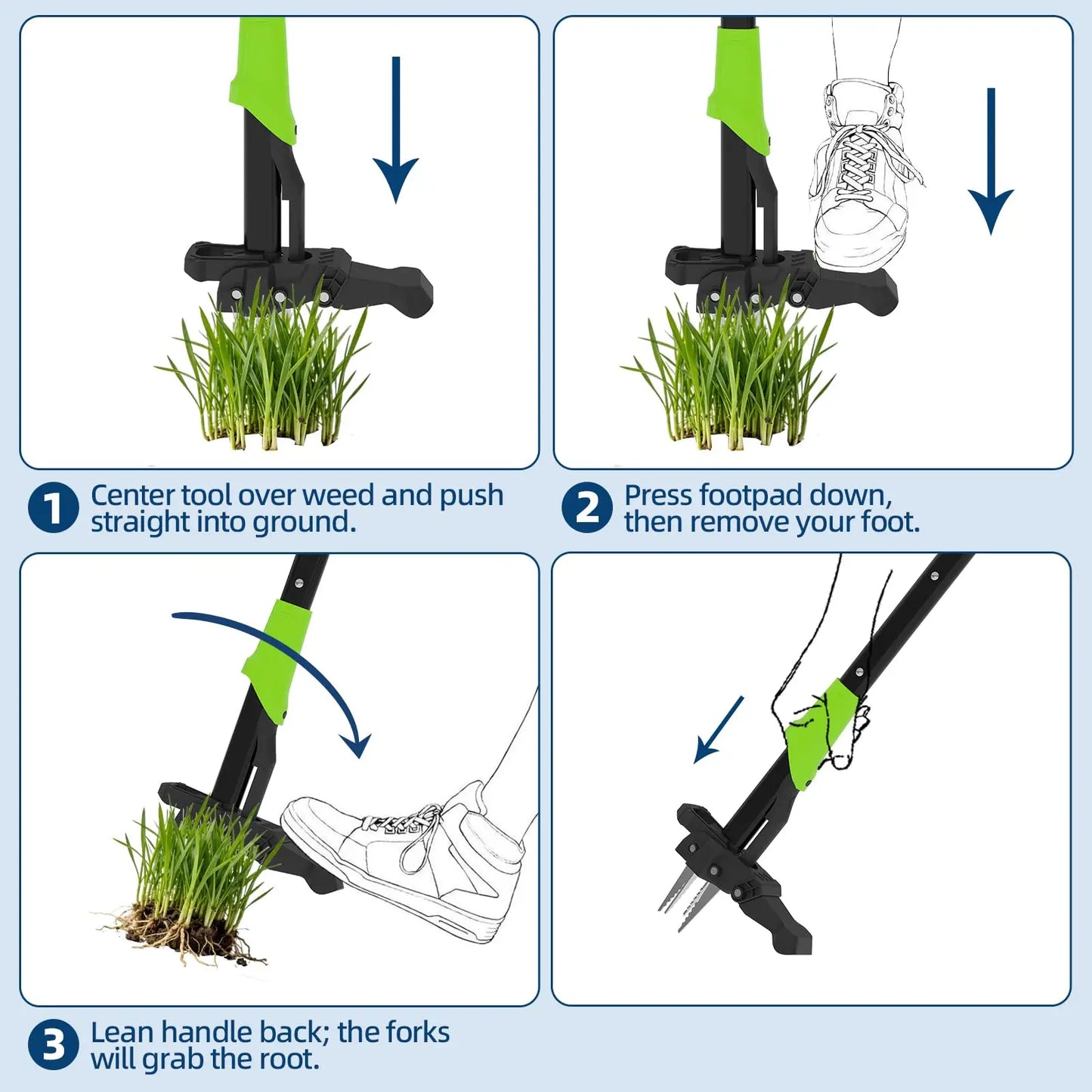 40" Stand Up Weed Puller