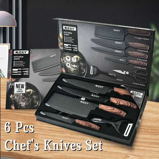 MDHAND Stainless Steel Knife 6-Piece Set