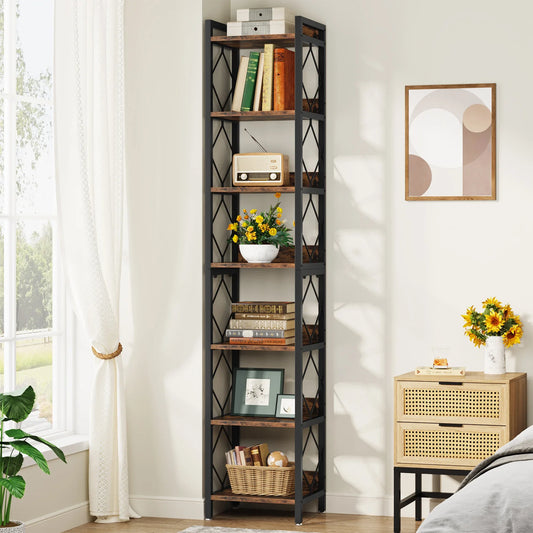 78 Inch Extra Tall, Narrow Bookshelf