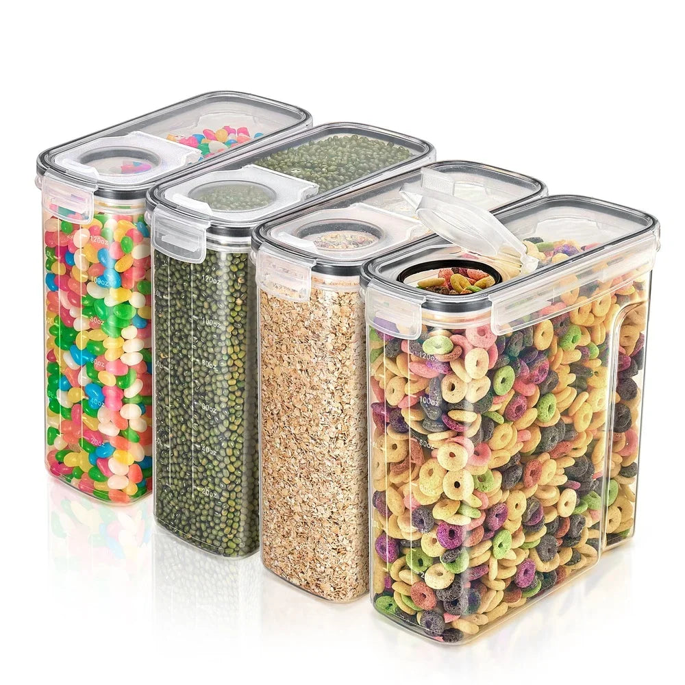 Clear Plastic Airtight Food Storage Containers