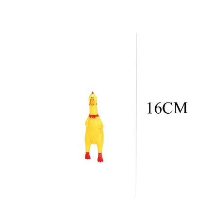 Squeaky/Screaming Chicken Dog Toy