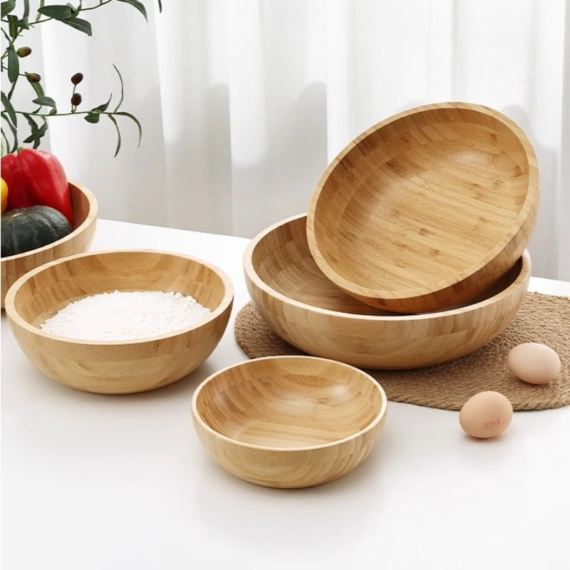 Natural Bamboo Bowl