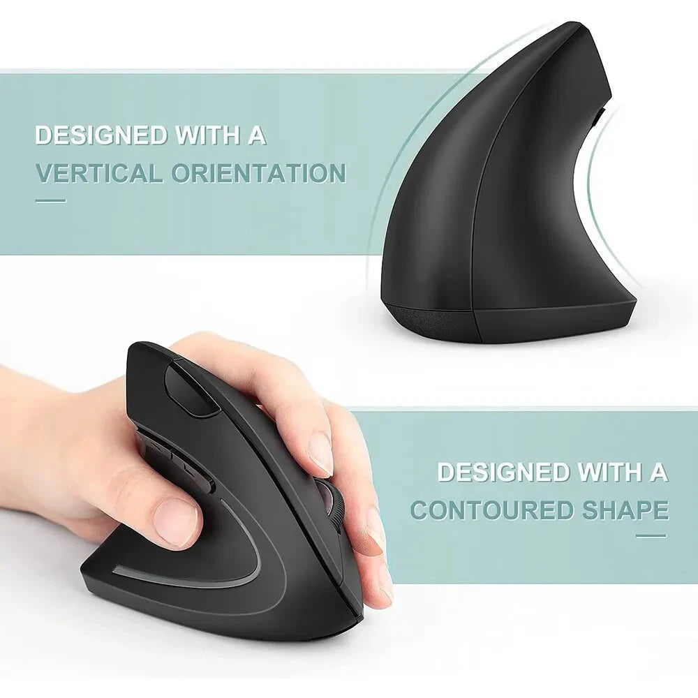 Ergonomic Wireless Optical Mouse