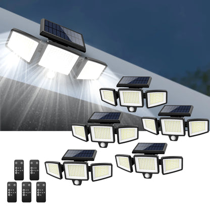 Motion Sensor 3-Head 200+ LED Outdoor Security Light