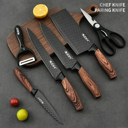 MDHAND Stainless Steel Knife 6-Piece Set
