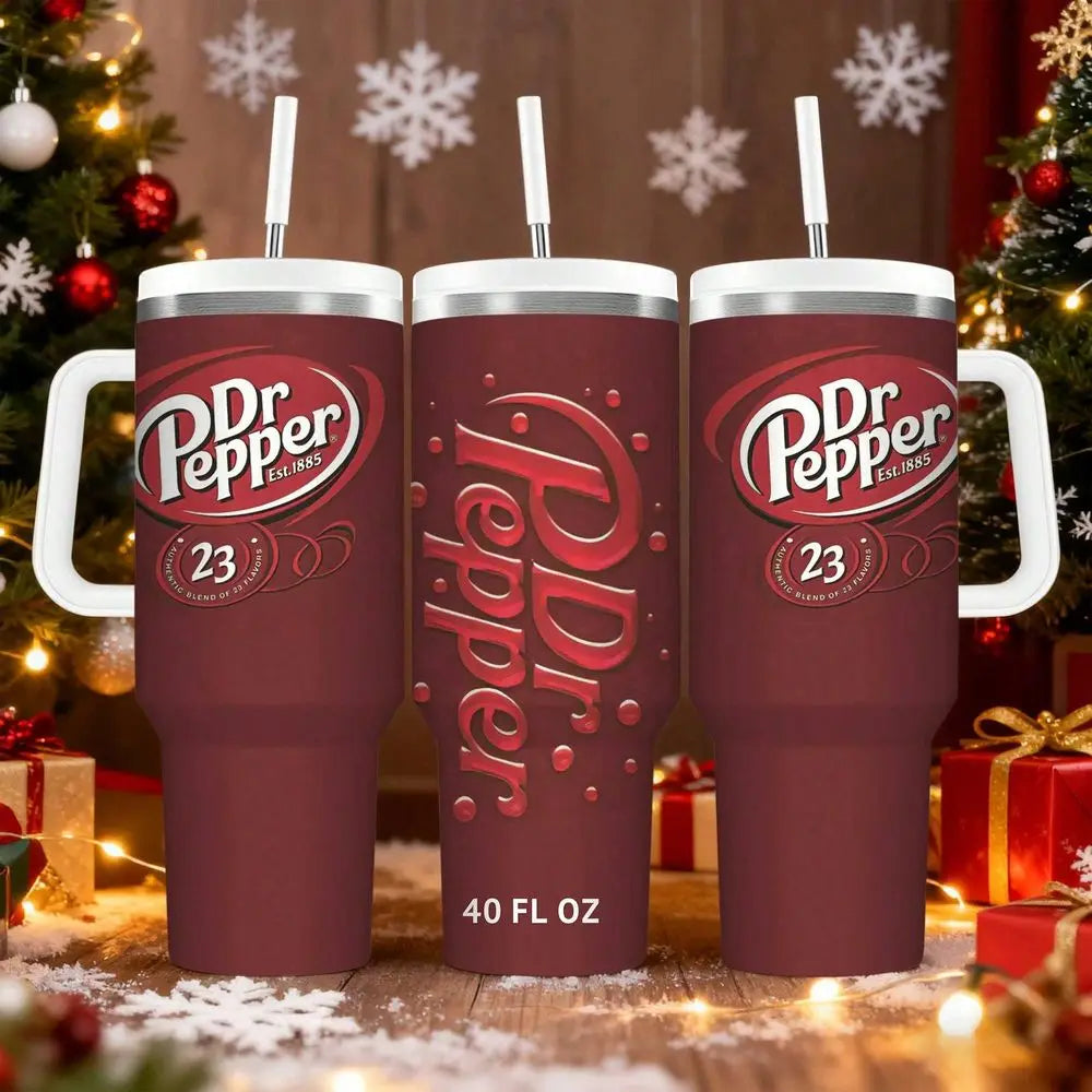 40oz Dr. Pepper Tumbler
