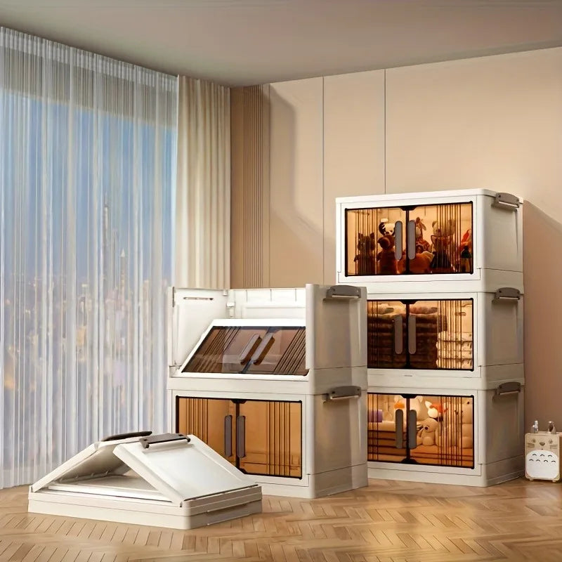 4/5-Tier Heavy-Duty Folding Storage Cabinet
