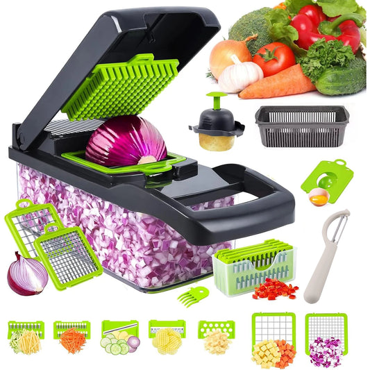 16 x 1 Kitchen professional food chopper & slicer