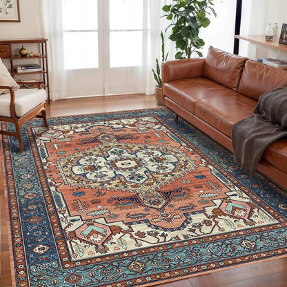 VIKAMA Bohemian Crystal Velvet Anti-Slip Rug