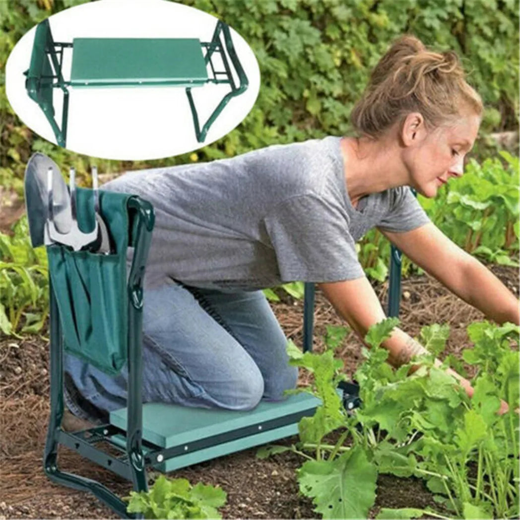 Portable heavy duty gardening seat up to 330 lbs