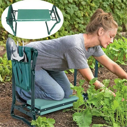 Portable heavy duty gardening seat up to 330 lbs