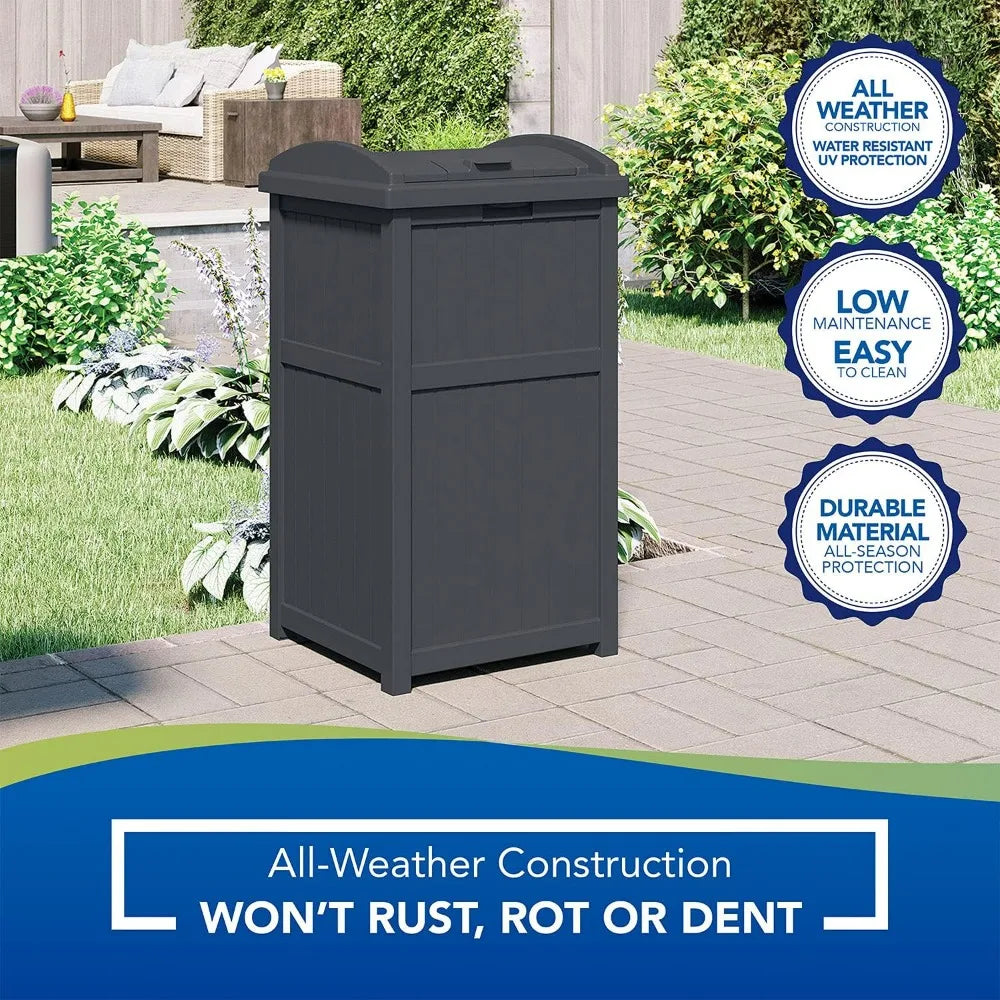 Outdoor Hideaway Trash Container