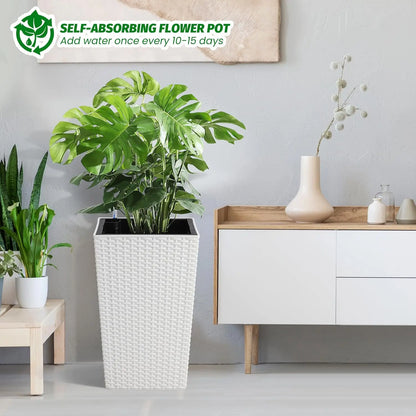 Set of 2 Self Watering Plant Pots