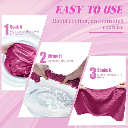 4 Pack Cooling Towels