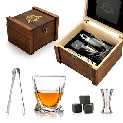 Whiskey Stones & Glasses Set
