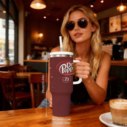 40oz Dr. Pepper Tumbler