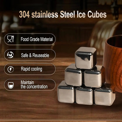Handcrafted Charred Wooden Whiskey Glass Set