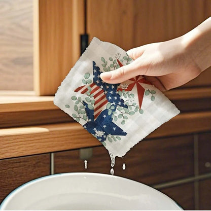 2PCS Patriotic Kitchen Towels
