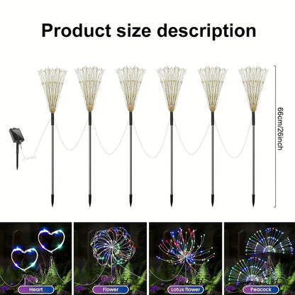 Solar LED Fireworks Lights