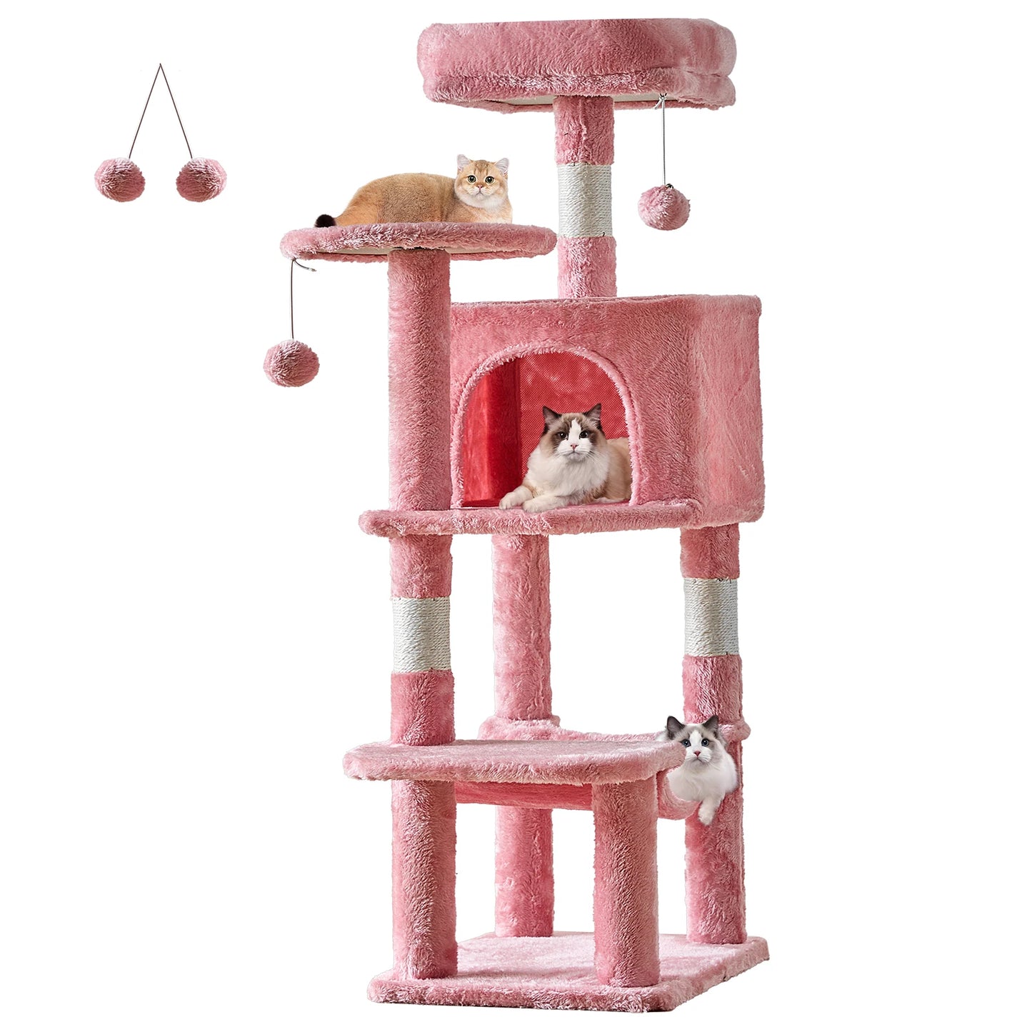 44In Multi-Cat Climbing Tower/Scratching Post