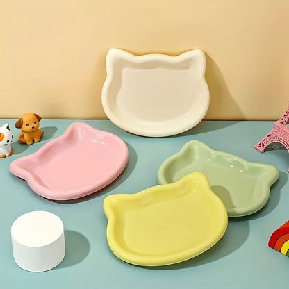 4-Color Cat Food Dish