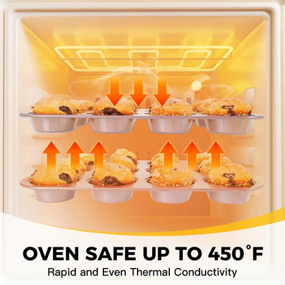 Set of 10 Non-Stick Baking Pans