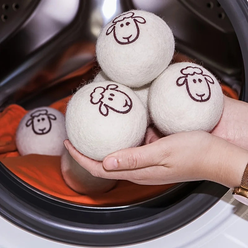 Reusable Wool Laundry Dryer Balls