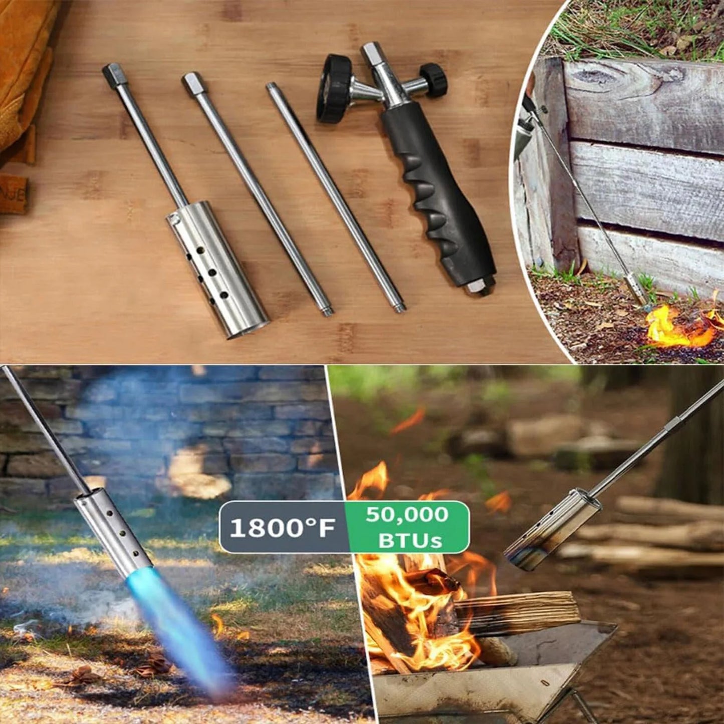 Long Arm Propane Blow Torch