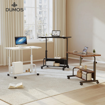 31.5in Adjustable, Mobile Standing Computer Desk