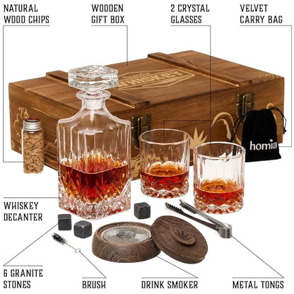 Whiskey Smoker Decanter Gift Set