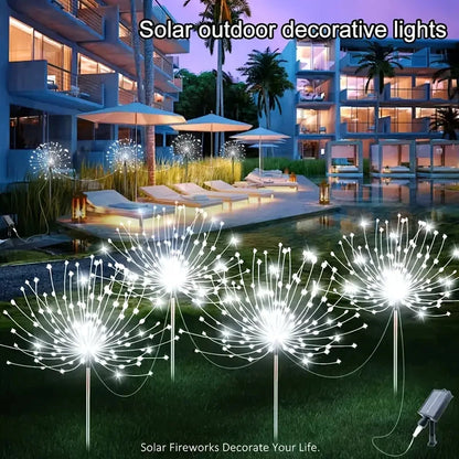 Solar LED Fireworks Lights