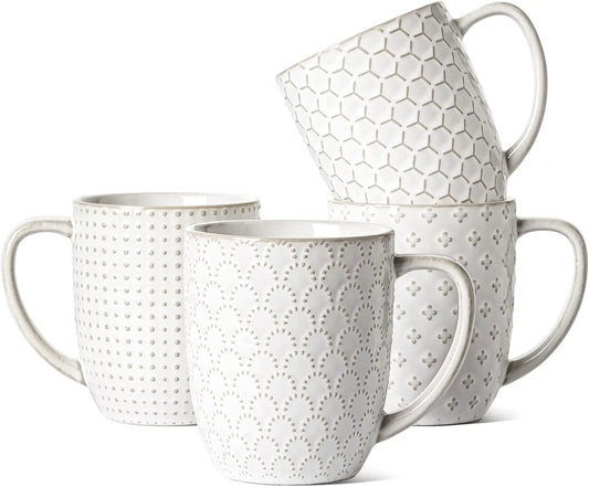 16 oz Ceramic Mug Set of 4